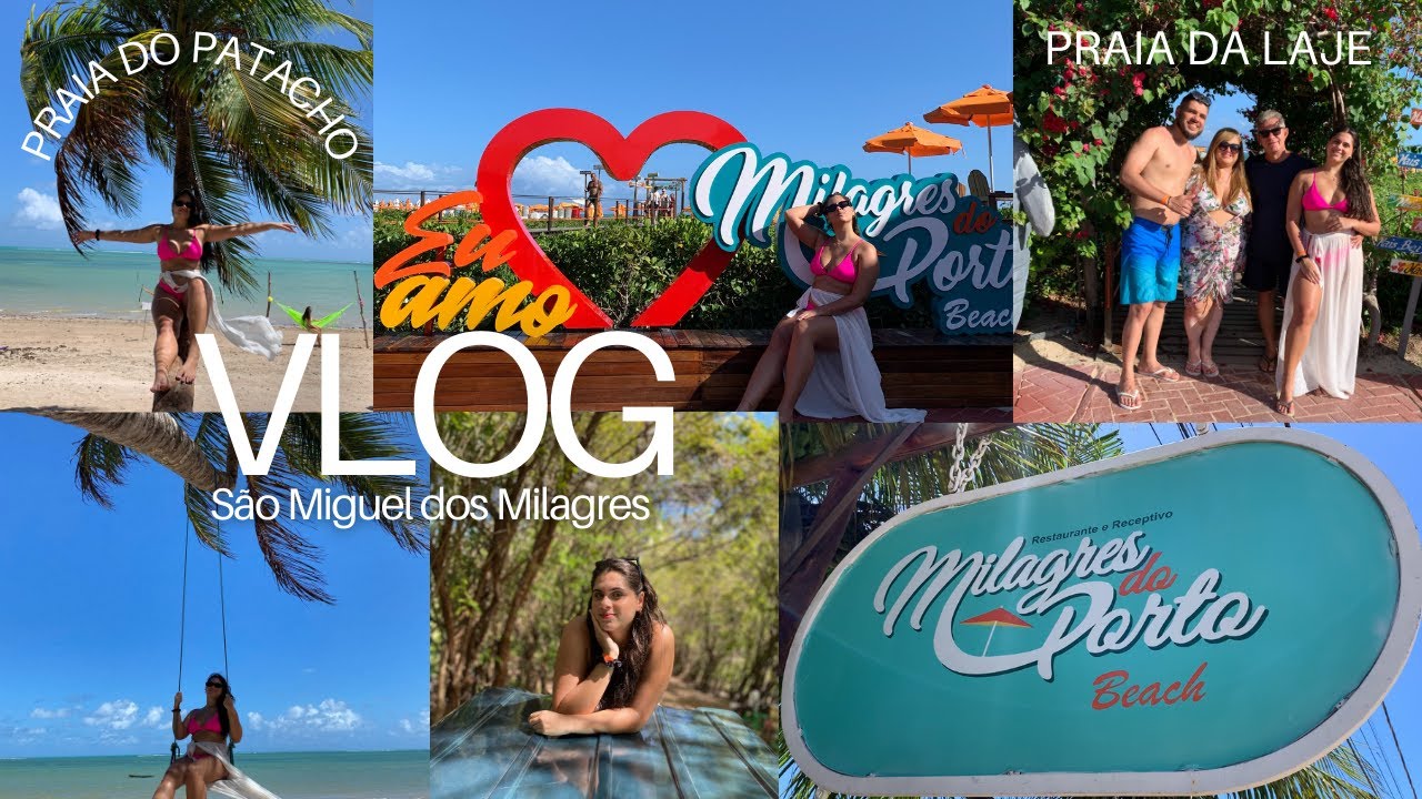 VLOG EM SÃO MIGUEL DOS MILAGRES | RECEPTIVO MILAGRES DO PORTO, PRAIA DO PATACHO, TÚNEL VERDE E +