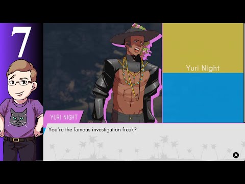 Let's Play Paradise Killer (Blind) Part 7 - Meeting Carmelina Silence and Yuri Night