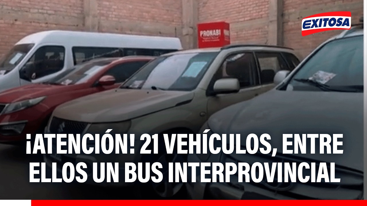 🔴🔵 Pronabi subasta 21 vehículos el próximo viernes 31 de julio