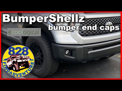 Toyota Tundra chrome delete bumper caps by BumperShellz install tips.