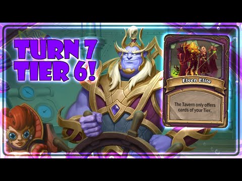 TURN 7 TIER 6! - Hearthstone Battlegrounds - Ambassador Faelin