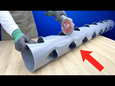 Warum habe ich das nicht früher gewusst? Kreative Ideen aus PVC-Abflussrohren sind effektiv und