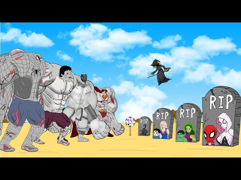 Rescue SUPERHEROES SHE HULK Family & SPIDER GIRL, SUPER GIRL : Returning from the Dead SECRET #2