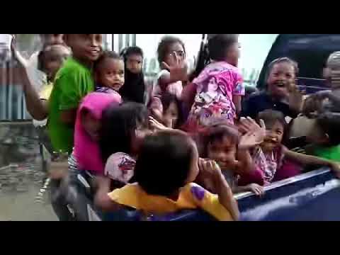 Anak Anak Donggala Bahagia Naik Mobil Pick Up Ayo Gerak Bareng