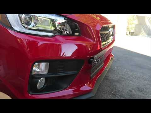 Subaru WRX License Plate Relocator Installation