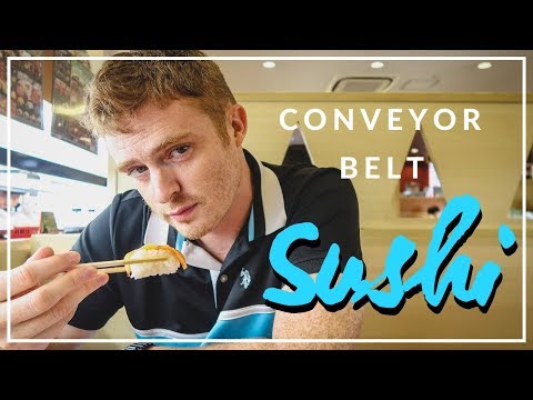 日本大阪的傳送帶壽司｜便宜的迴天壽司只需$1! (Conveyor Belt Sushi in Osaka, Japan |  Cheap Kaiten Sushi for $1! )