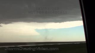 preview picture of video '6/15/2012 Bennett, CO Landspout tornado and storms video'