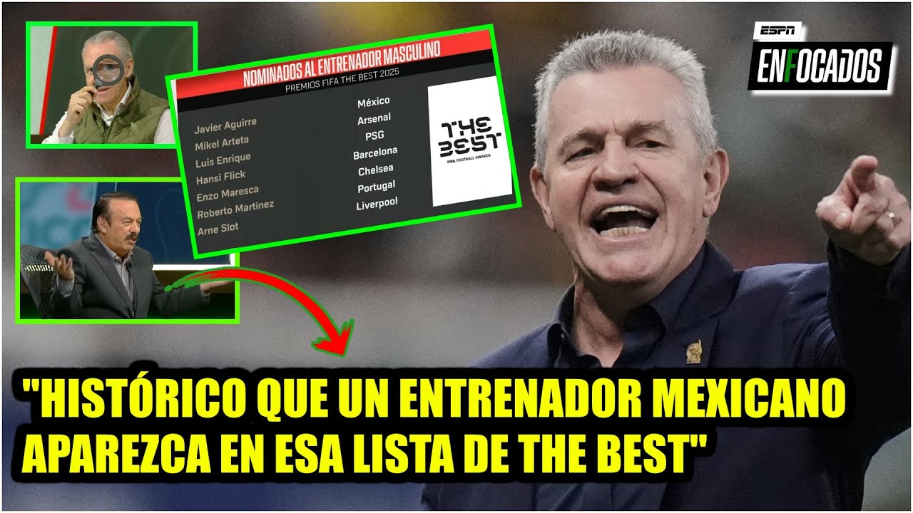 VASCO AGUIRRE, NOMINADO THE BEST. Tiene mínima posibilidad de ganar por MÉRITOS: Huerta | Enfocados