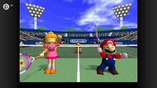 Mario Tennis 64 - Nintendo Switch - Princess Peach and Mario - Doubles - All Cups - Unlock DK Jr