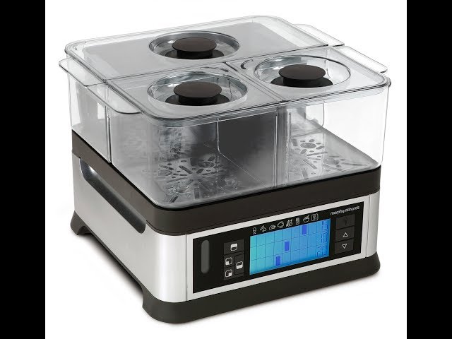 Vidéo teaser pour MORPHY RICHARDS Intellisteam Steamer (1600 Watt, Weiss/Transparent)