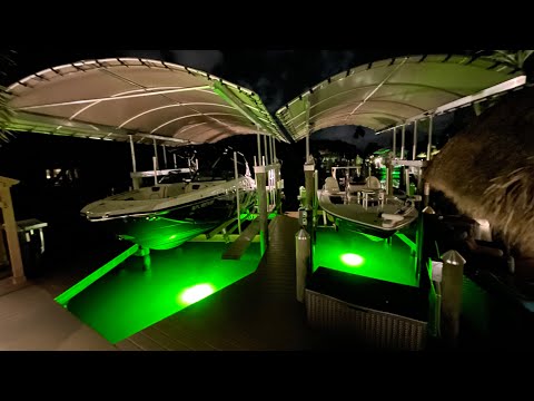 Underwater Fish Light Installation