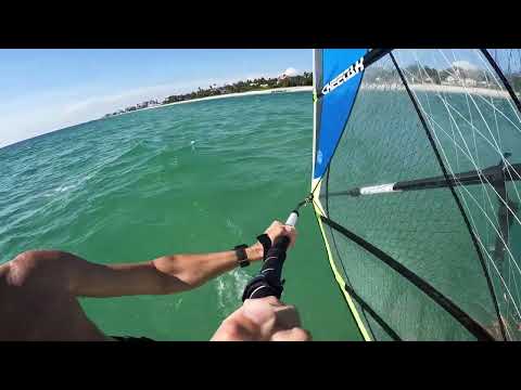 Wind Foiling with almost no wind in Naples, Florida