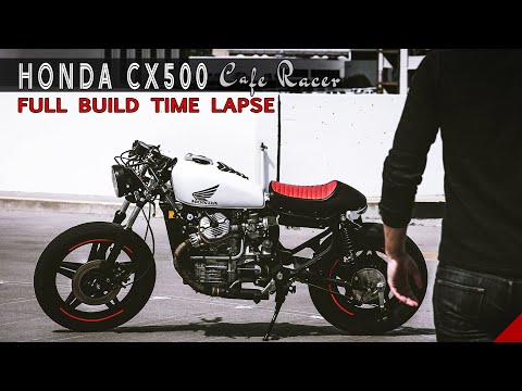 Honda CX500 Cafe Racer Build START TO FINISH Time Lapse