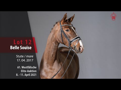 61. Westfälische Elite-Auktion Lot 12 Belle Souise Stute v. Benicio -  Fidermark
