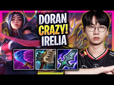 DORAN CRAZY GAME WITH IRELIA! - T1 Doran Plays Irelia TOP vs Ambessa! | Season 2025