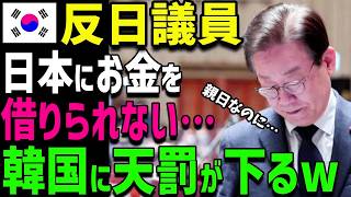 【海外の反応】K国に特大ブーメラン!!問題児反日議員！日本にお金を借りられない...ｗ
