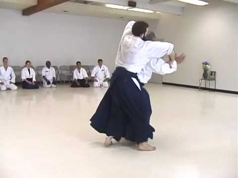 Kazuo Chiba Shihan demonstrating Ushiro Ryote entry, 2002