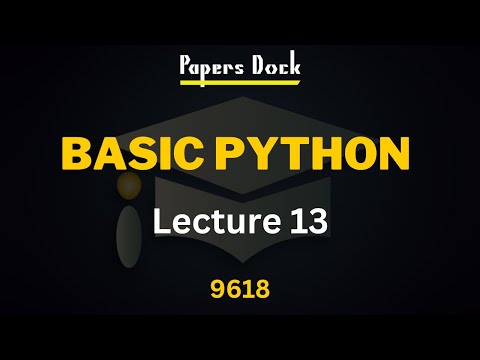 Python Lecture 13 Functions