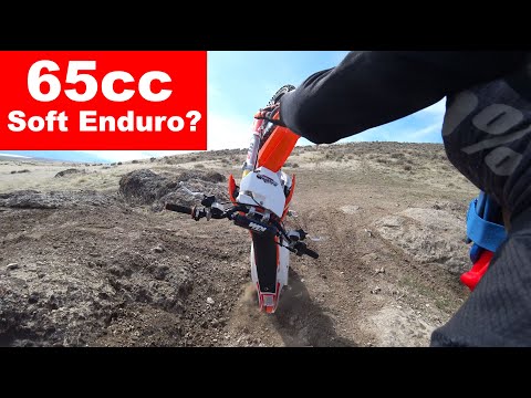 Can A 65cc Two Stroke Do Soft Enduro Obstacles? Yamaha YZ65 and KTM 65 SX
