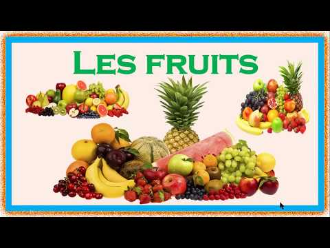 Tous les fruits en français avec images - أسماء كل الفواكه بالفرنسية مع الصور