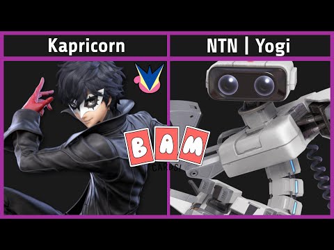 Smash @ BAM Cards 14 - Kapricorn (Greninja, Joker) vs. NTN | Yogi (ROB) - SSBU Tournament