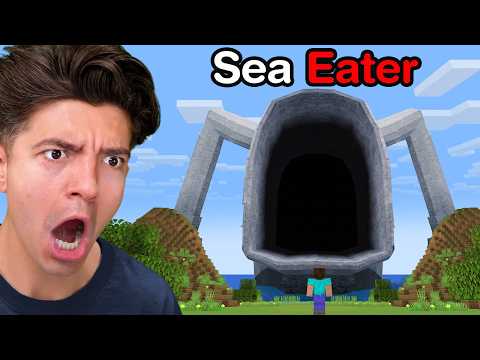 I Found the SEA EATER In Minecraft…