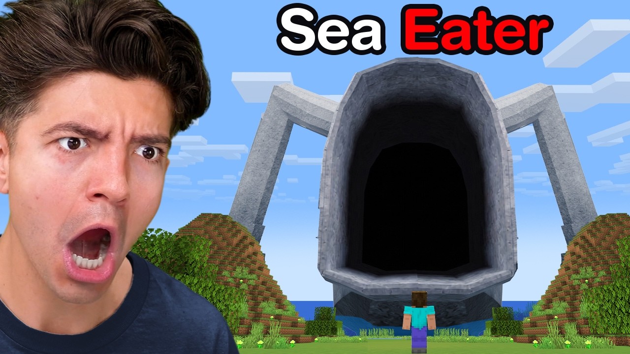 I Found the SEA EATER In Minecraft…