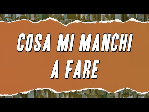 Calcutta - Cosa mi manchi a fare (Testo)