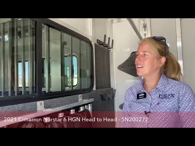 Preview image of 2021 Cimarron Norstar 6 Horse Gooseneck Head to Head youtube video