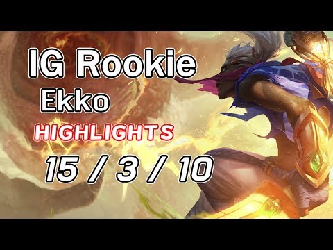 IG Rookie Ekko 15/3/10 VS Cassiopeia | Highlights
