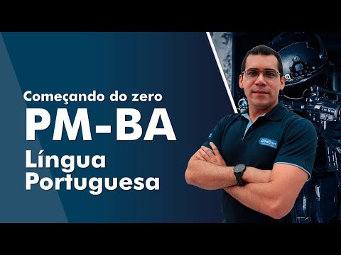Começando do Zero PM BA 2022 - Língua Portuguesa - AlfaCon