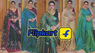 Beautiful saree haul from Flipkart @PoojaRikichoyal 