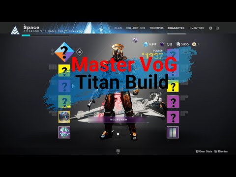 Master Vault of Glass Titan Build | Season of the Splicer