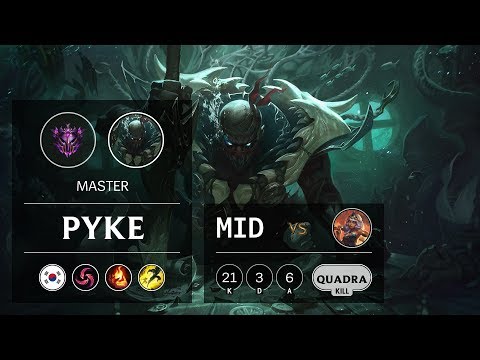Pyke Mid vs Qiyana - KR Master Patch 9.19