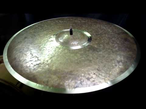 22 Half Turk Kontroversial Ride, 2471g  Handcrafted cymbals by Craig Lauritsen