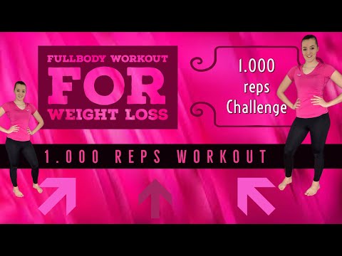 1000 Reps FULLBODY Workout // 1000 reps Challenge | lucyb_fit