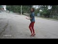 Vika Passion2Fashion Walking In Stylish High Pumps And Leggings Outdoor 0237