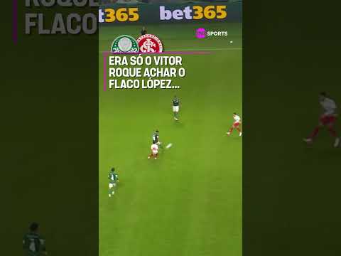 ERA SÓ O VITOR ROQUE ACHAR O FLACO LÓPEZ NESSE LANCE! #shorts