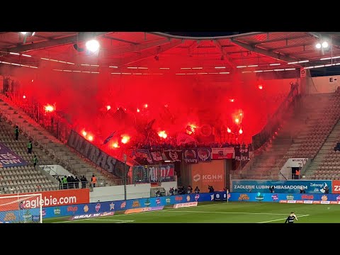 PL: Zagłębie Lubin - Miedź Legnica [Kibice Miedzi]. 2023-02-27
