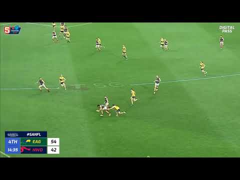 SANFL Finals Snapshot - Norwood's Henry Nelligan launches a long goal