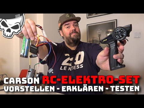 The cheapest and best RC starter set for beginners: transmitter, receiver, battery, charger.