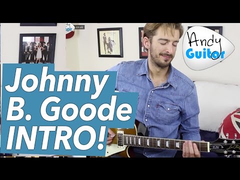 Johnny B. Goode INTRO Guitar Lesson - Chuck Berry/ Back To The Future - How to play