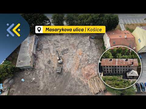 Náhľad videa Schátraná budova na Masarykovej ulici je minulosťou. Mechanizmy odpratávajú posledné zvyšky sutín