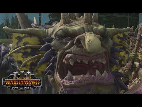 The Age of TROLL? - Greenskins vs Beastmen // Total War: WARHAMMER 3 Land Battle
