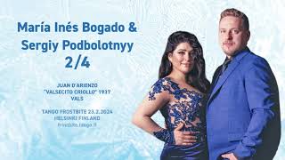 Video thumbnail for María Inés Bogado & Sergiy Podbolotnyy 2/4 - Tango Frostbite 2024