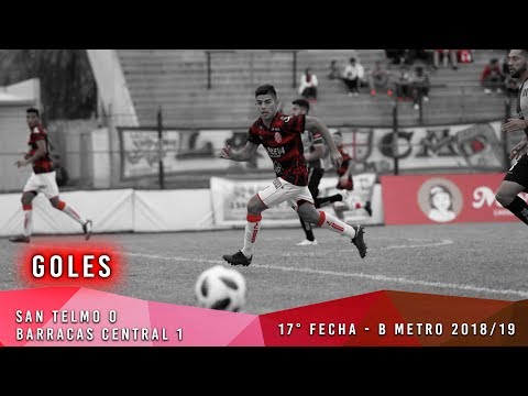San Telmo 0 - Barracas Central 1 | Gol | Fecha 17 | B metro 2018/19