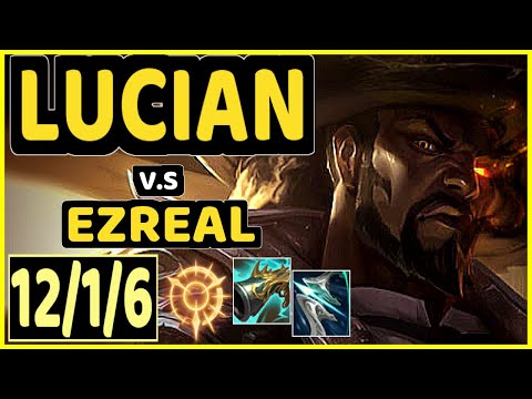 YUUKI60 (LUCIAN) vs EZREAL - 12/1/6 KDA BOTTOM ADC GAMEPLAY - EUW Ranked DIAMOND