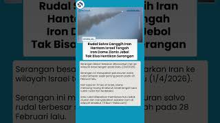 Serangan Dahsyat Iran ke Israel, Rudal Cluster Meledak,  Iron Dome Zionis Jebol Tak Bisa Hentikan