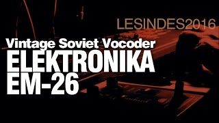 Video thumbnail for ELEKTRONIKA EM-26 // SOVIET VOCODER + STRING ENSEMBLE by LESINDES
