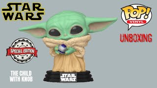 The Child Baby Yoda with Control Knob Funko Pop! Vinyl Star Wars The Mandalorian Special Exclusive